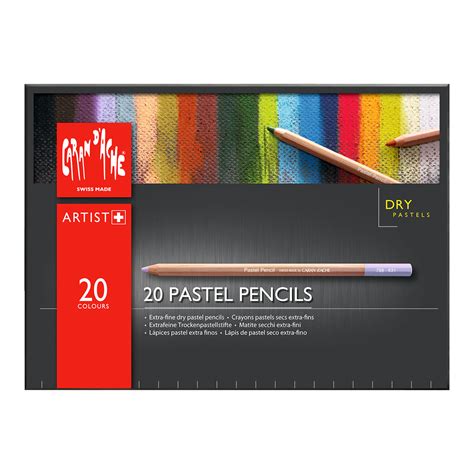 Caran Dache Pastel Coloured Pencils 40 Set
