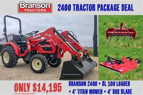 Branson Tractor Package Deals Big Tex Tractor Co