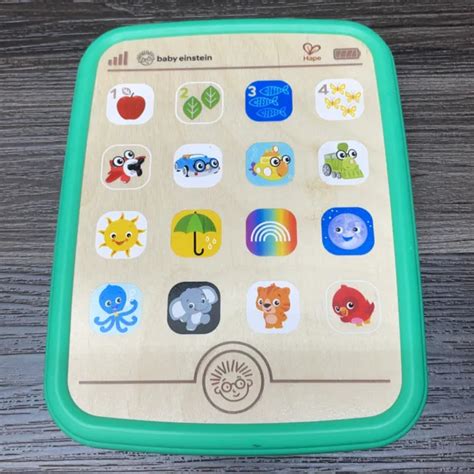 Baby Einstein Magic Touch Curiosity Tablet Wooden Educational Toy By