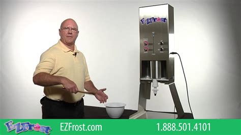 Cupcake Frosting Machine Ezfrost No More Icing Bags Bakery Equipment Youtube