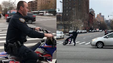 The reason why most people crash on this turn is because they don't know how to assess the type of corner they're riding on, says bennett. NYPD Officer Seen On Video Crashing Dirt Bike In Harlem ...