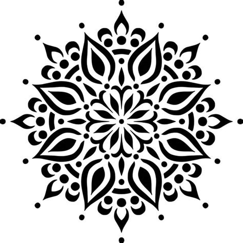 Mandala Stencil Illustrations Royalty Free Vector Graphics And Clip Art