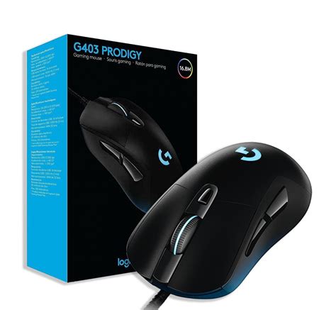 Mouse Gamer Logitech G403 Prodigy Rgb Usb Preto 910 004823 Pichau