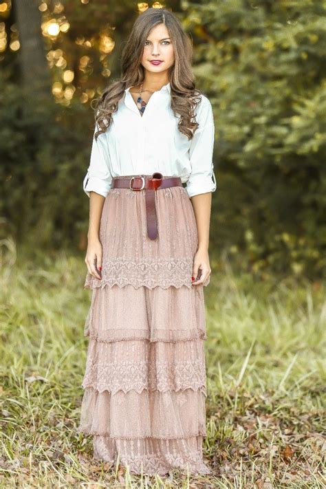 Graced With Love Maxi Skirt Woodrose Modest Outfits Maxi Skirt Dress