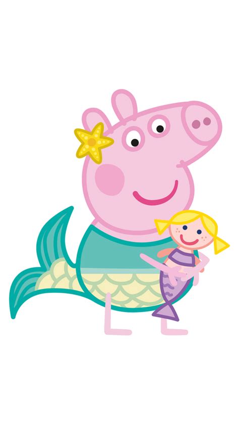 Peppa Pig The Mermaid Sticker Peppa Pig Birthday Party Peppa Pig