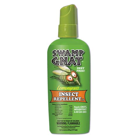 Swamp Gnat Insect Repellent Lemongrass Unoclean
