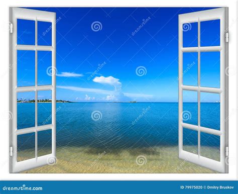 Ocean View Window Stock Photo Image Of Rest Islands 79975020