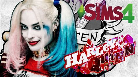 The Sims 4 Harley Quinn Suicide Squad L Create A Sim Youtube