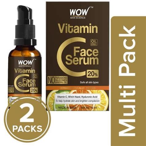 Buy Wow Skin Science 20 Vitamin C Face Serum Oil Free Hydrate