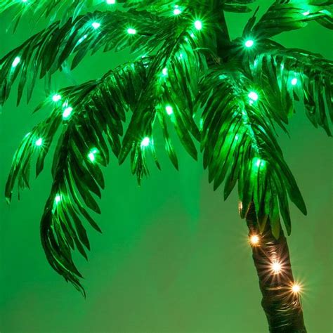 01 Led Lighted Palm Trees Three Sizes Palm Tree Christmas Lights