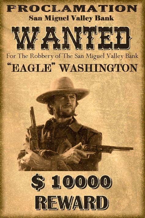 Classic Western Wanted Poster By Mt991798 On Deviantart