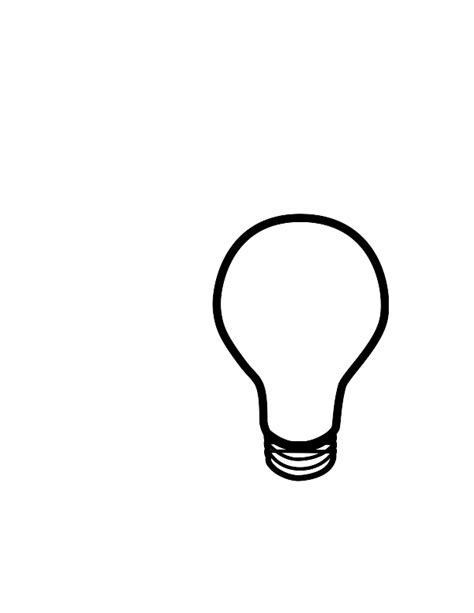 Light Bulb Outline