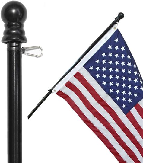 American Signature Flag Pole For House 6 Ft Heavy Duty