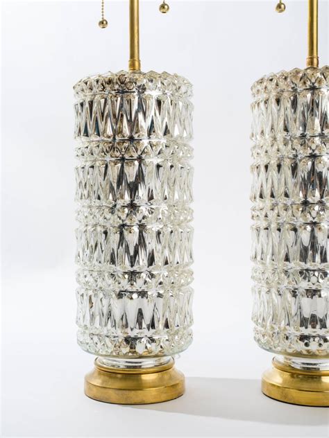 Textured Mercury Glass Lamps For Sale At 1stdibs