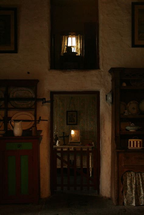 Traditional Irish Cottage Interior With Loft Máirín Flickr