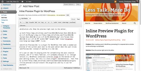 Inline Preview Plugin For WordPress
