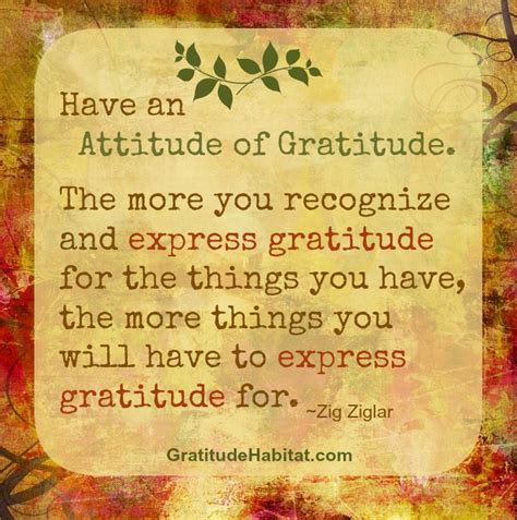 Living In Gratitude Have An Attitude Of Gratitude T Gratitude At