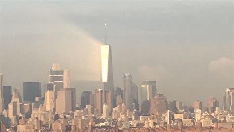Man Captures Photo Of Light Beaming Off One World Trade Center