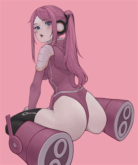 rule 34 ass back view blue eyes blush cute female female only headgear jewelry bonney looking