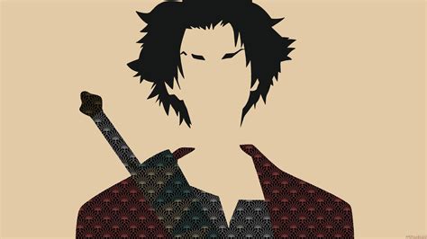 Man In Maroon Top Animated Illustration Anime Samurai Champloo Mugen