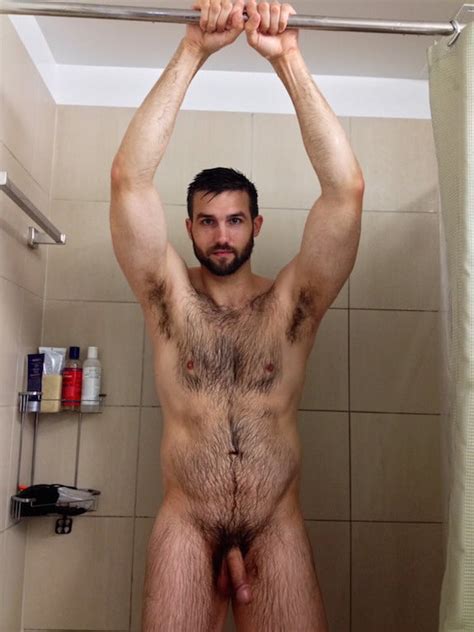 Hairy Men Gym Showers