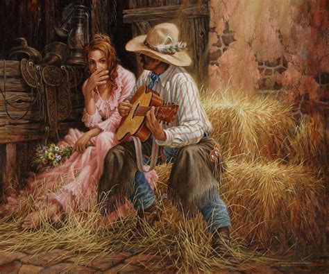 Artist Larry Fanning Limited Edition Giclee On Canvas Western Art
