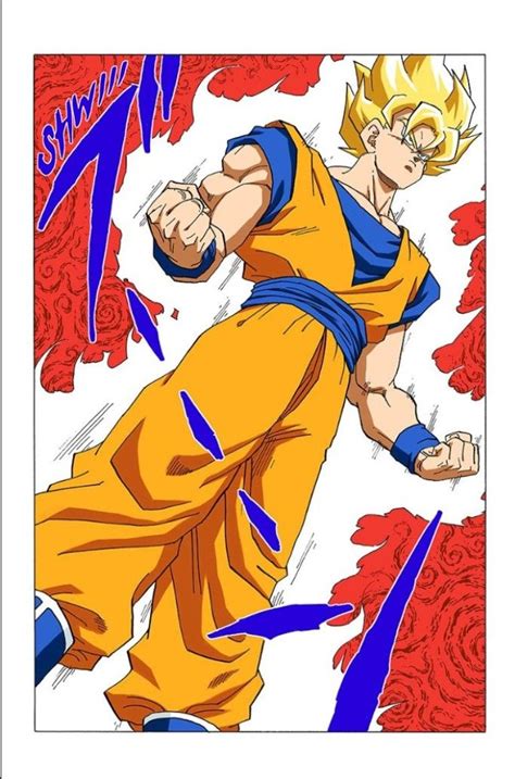 Goku ssj DBZ Mangá Dragon ball super manga Dragon ball art Dragon ball artwork
