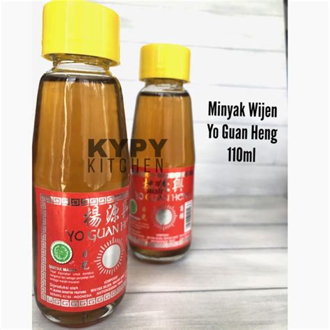 Jual Minyak Wijen Cap Matahari Yo Guan Heng 110ml Shopee Indonesia