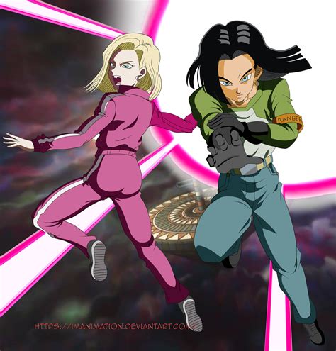 Dragon Ball Super Android 17 And 18 By Imanimation On