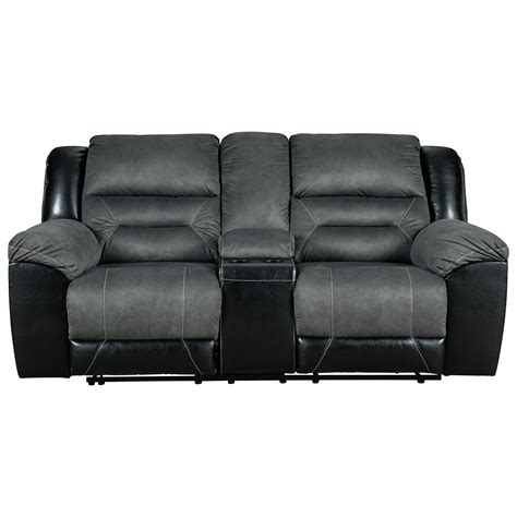 Signature Design By Ashley Earhart Casual Reclining Loveseat With