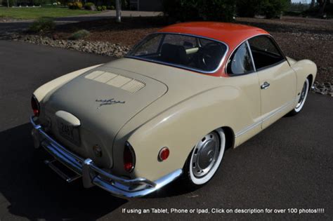 Not too modern, not too old. 1968 Volkswagen Karmann Ghia VW Coupe 1600 German Sports ...