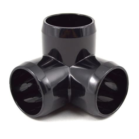 1 3 Way Black Pvc Furniture Fitting On Sale Today