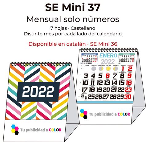 Mini Calendario 2022 Para Imprimir Calendario Gratis