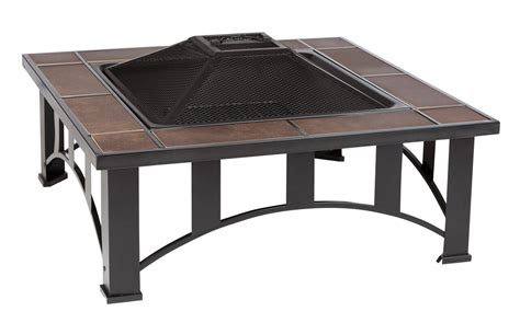 Fire Sense Steel Wood Burning Fire Pit Table And Reviews