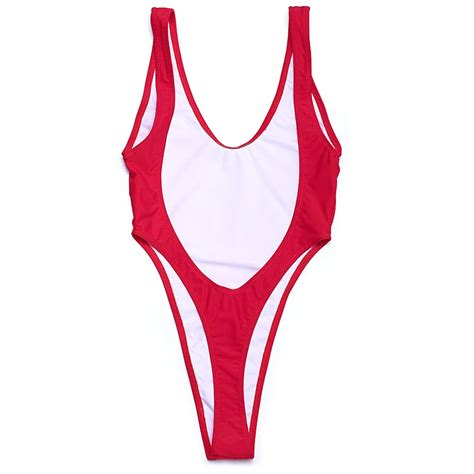 5colors New One Pieces Swimsuit Thong Swimwear Backless Women Sexy