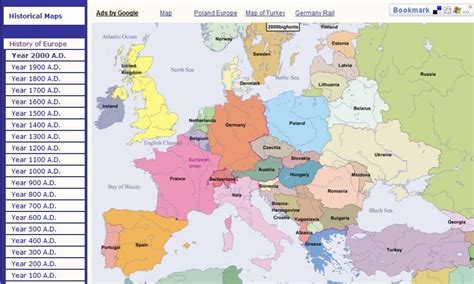 Karta Europe Glavni Gradovi Karta