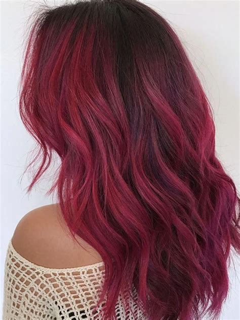 You Didnt Know You Needed Red Ombré Hair Inspo Until Now Redombre