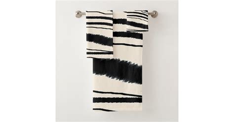 Luxurious Exotic Zebra Animal Print Bath Towel Set Zazzle