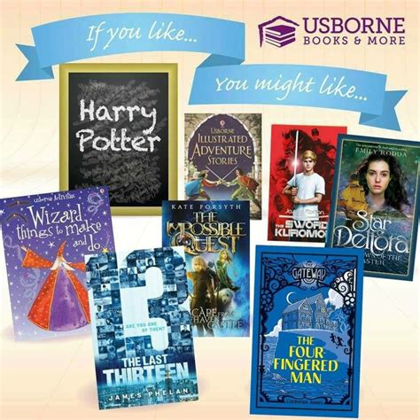 A list of books and series to read if you like harry potter. Usborne Books Harry Potter | Usborne books, Usborne books ...