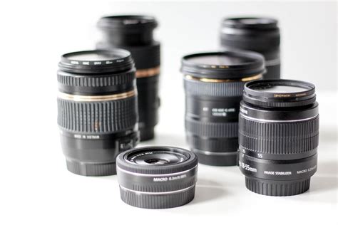 Camera Lens On A White Background Creative Commons Bilder
