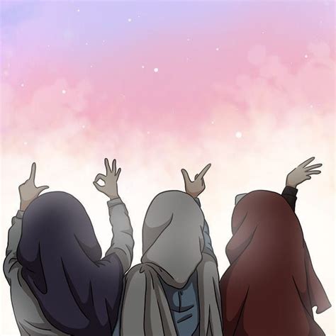 Anime Muslim By Park Mirae On Hijab Drawing Hijab Cartoon Anime Muslimah