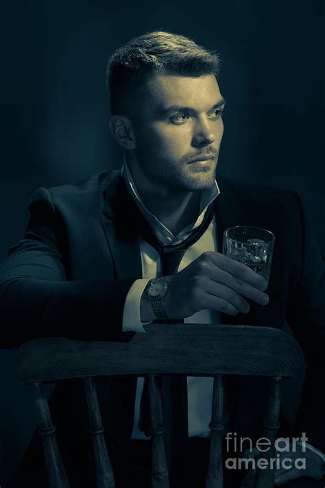 Man Drinking Whiskey Photograph By Amanda Elwell Fine Art America