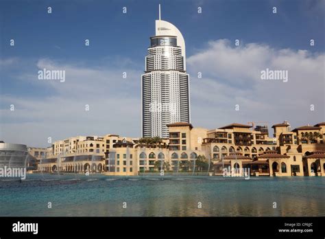 Dubai April 17 Burj Dubai Lake Hotel And Other Buildings Near Water