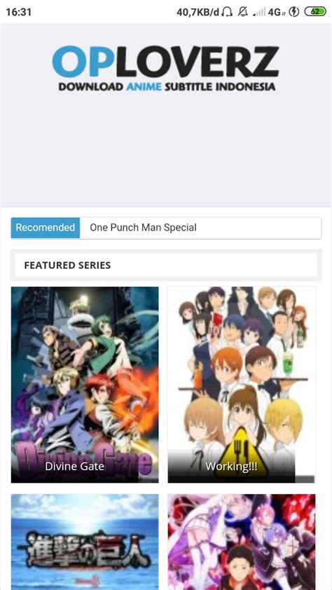 Cara Mendownload Anime Di Oploverz