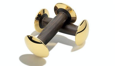 Make Fitness Fabulous With These One Off Solid Gold Dumbbells That Cost