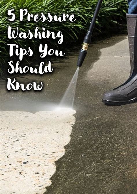 5 Tips For Using A Pressure Washer Pressure Washer Pressure Washer Tips Best Pressure Washer