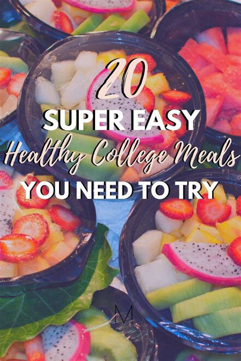 20 Healthy College Meals Anyone Can Make Healthy College Healthy