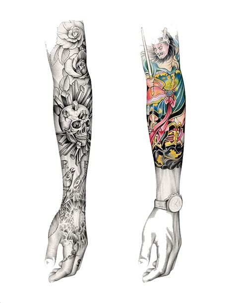 Https://tommynaija.com/tattoo/full Hand Tattoo Designs Png