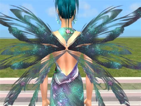 Mod The Sims Glitter Fairy Wings A Recolor From Xmsims