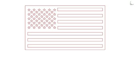 American Flag Dxf Svg Png Eps Pdf File Nice Cut File Cnc